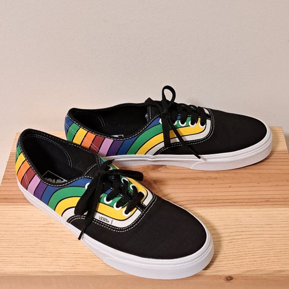 Vans Authentic Refract Black/True White/Multi Size US Men's 10 - Picture 5 of 12